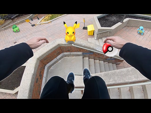 Pokemon Go Parkour POV In Real Life