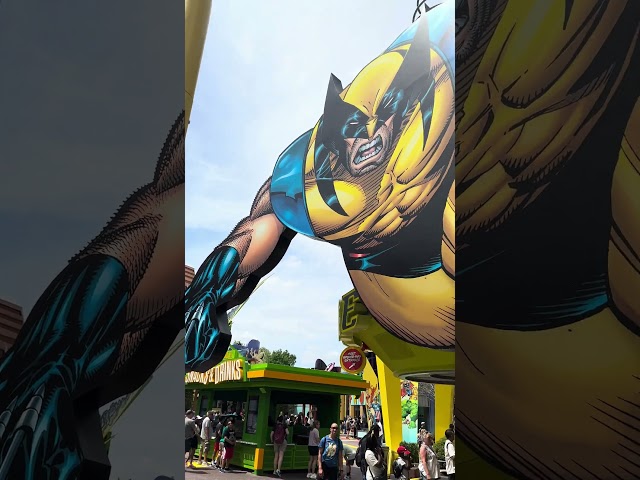 Who Could This COMIC BOOK CHARACTER Be? #deadpool3 #wolverine #islandsofadventure #shortvideos