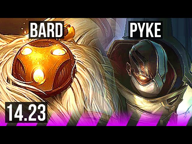 BARD & Draven vs PYKE & Zeri (SUP) | KR Master | 14.23