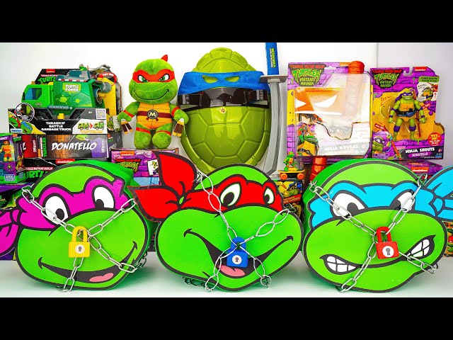 Teenage Mutant Ninja Turtles Unboxing Review ASMR | Raphael Box Lock, Leonardo, Donatello Box Lock