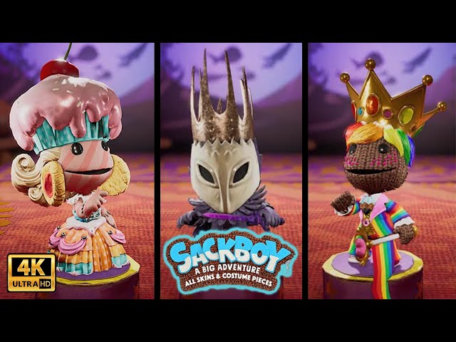 Sackboy: A Big Adventure All Costumes Showcase