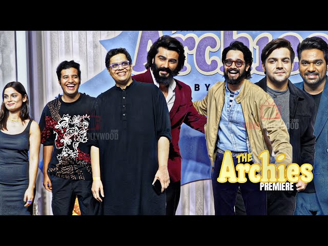 Bhuvan Bam, Ashish Chanchlani, Zakir Khan, Tamnay Bhat & more arrives at The Archies Grand Premiere