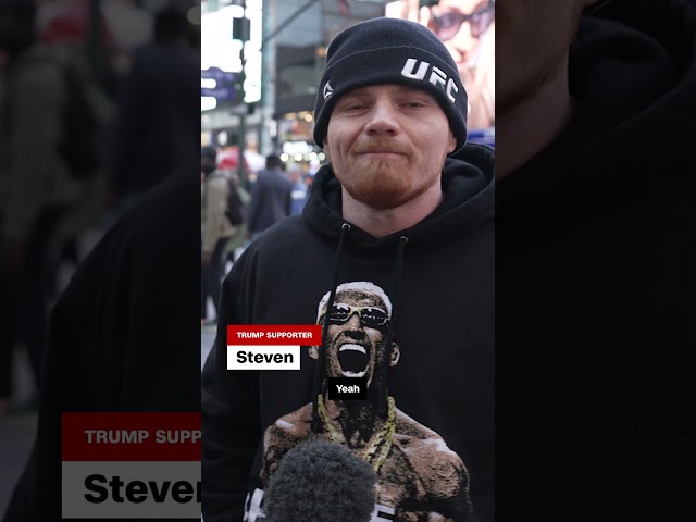 UFC fans tell CNN why they like Trump