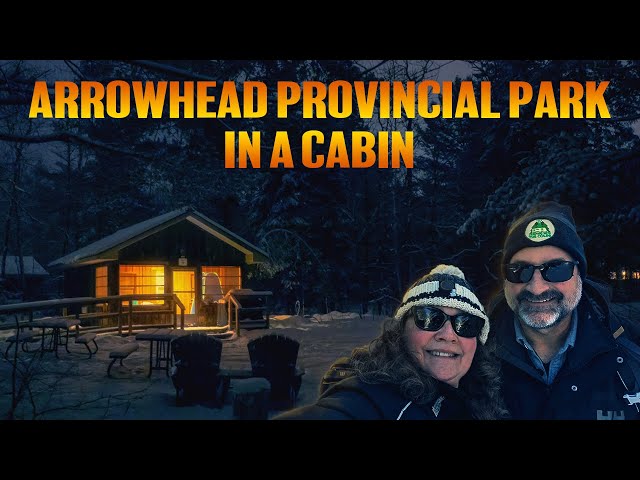 S06E01 Arrowhead Provincial Park during Winter in a Cabin