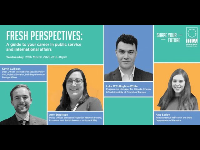 Fresh Perspectives Student Event: A guide to your career in public service and international affairs