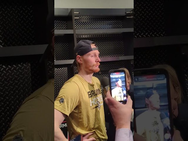 Joonas Korpisalo Boston Bruins Postgame Media Scrum!!! 11/21/2024