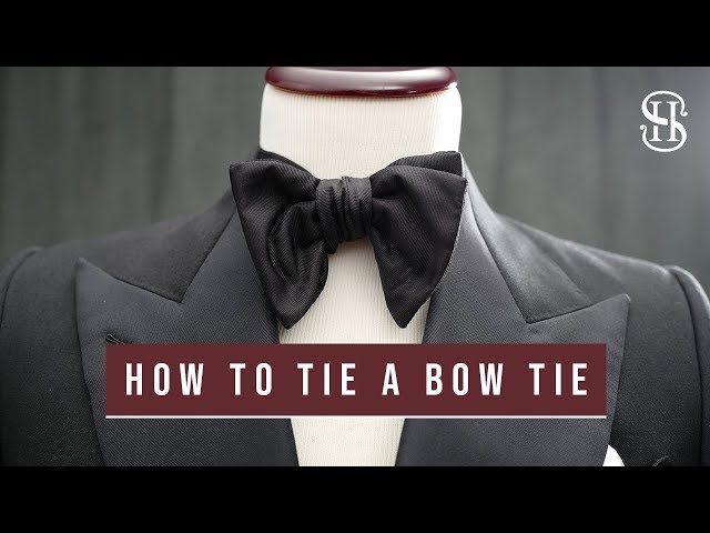 Easiest Way To Tie A Bow Tie | How To Tie A Bow Tie Step-By-Step