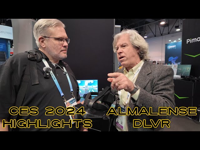 The Almalence DLVR Open XR Plugin Makes The Pimax Crystal Even Clearer! | CES 2024 Highlights