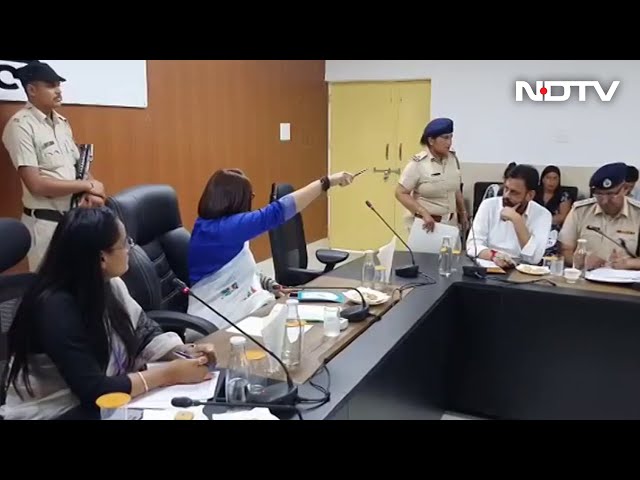 Video: "Get Out" - Haryana Women's Panel Chief vs Woman Cop