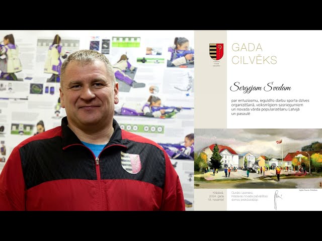 Krāslavas novada Gada cilvēks 2024 – Sergejs Šveds