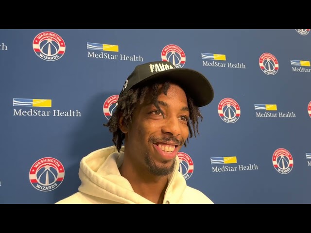 Delon Wright after Washington Wizards practice 10/13/2022