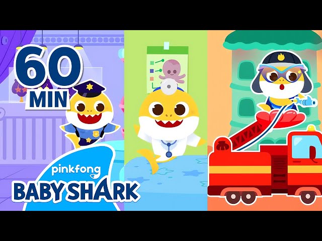 Baby Shark, What Do You Want to Be? | +Compilation | Hero, Police & Doctor | Baby Shark Official