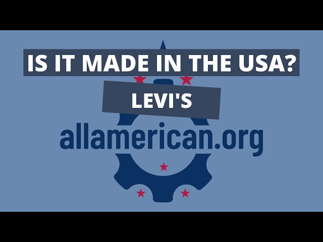 Are Levi Strauss jeans made in the USA? #shorts