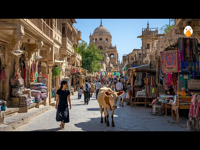 Jaisalmer, India🇮🇳 The Largest Golden Castle in The World (4K HDR)