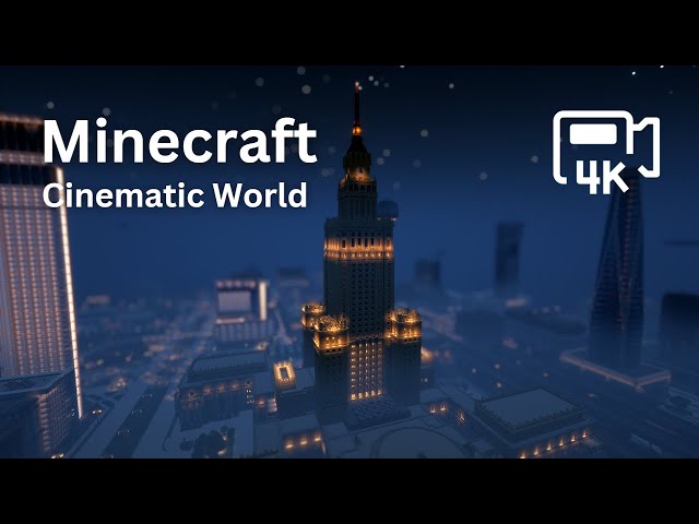 Minecraft | Cinematic Landscapes of the World (4K HDR)