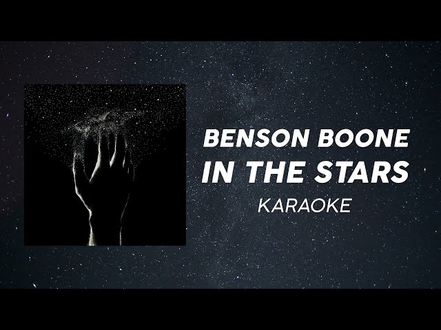 Benson Boone - In The Stars  | Official Karaoke (Instrumental / Lyrics)