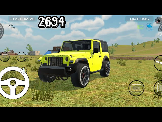 LIVE STREAM GAME🔥DOLLAR SONG INDIAN CARS MODIFIED DRIVING 3D THAR 2694🔥 INDIAN CARS SIMULATOR 3D