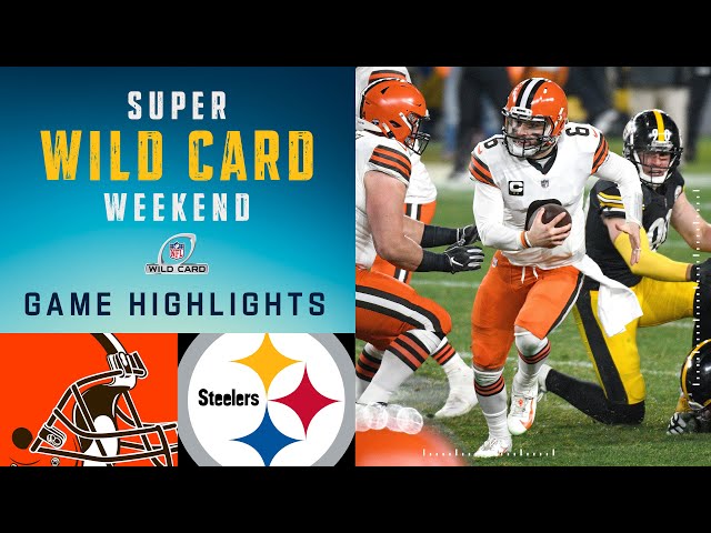 Browns vs. Steelers Super Wild Card Weekend Highlights | NFL 2020 Playoffs