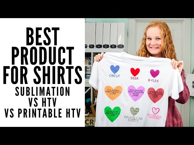 Sublimation vs. HTV: How long does sublimation ink last? What about printable HTV?