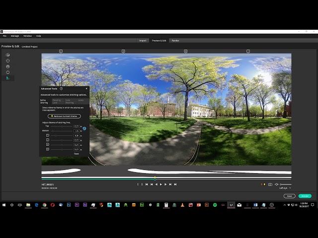 Tutorial: Vuze VR Studio Advanced Tools - Stitch Refinement