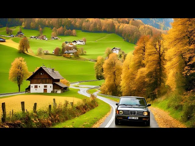 🇨🇭Driving In Switzerland Countryside , Autumn View 🍁