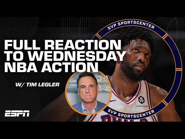 Tim Legler NBA reaction 👀 Giannis TAKES OVER, 76ers fall to 2-12 & MORE 🍿 | SC with SVP