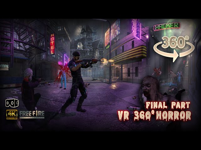 360° VIDEO HORROR ZOMBIE FREE FIRE 3D ANIMATION MOVIE - 3D FILM #2