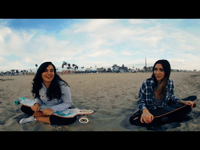 Nadine Sykora Hits VENICE BEACH in 360 Degrees!