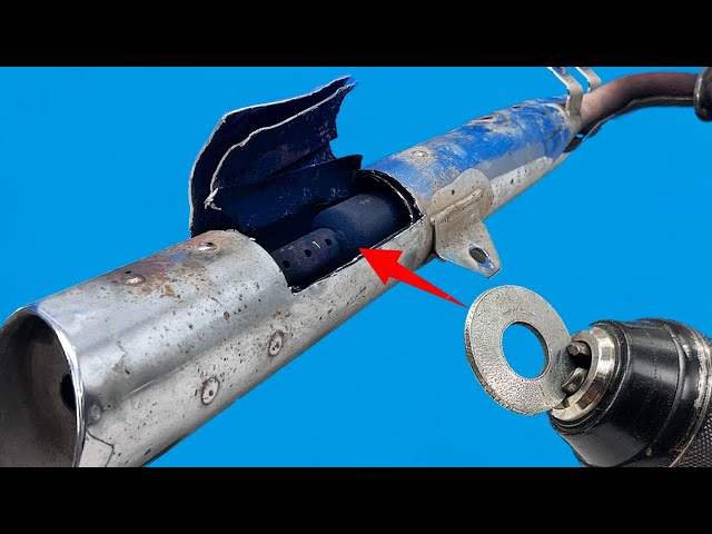 A great idea for your motorcycle exhaust! This will make the exhaust sound crispy