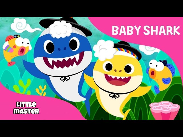 Tiney Ocean Baby Shark's Preschool Rhymes || Baby shark long - Baby shark dance