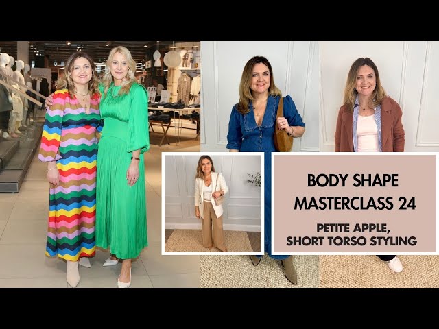 How To Disguise A Larger Stomach & Elongate a Short Petite Body - Body Shape Masterclass 24