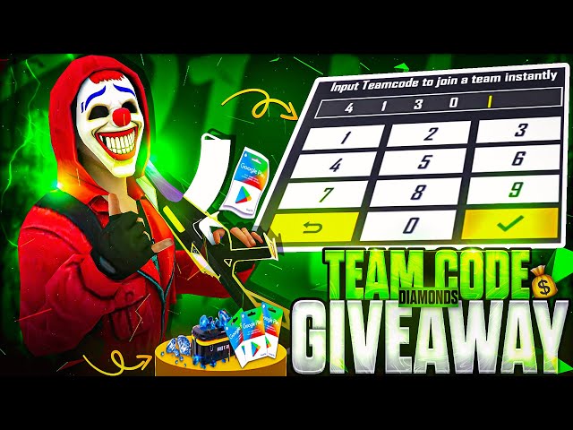 FREE FIRE LIVE CUSTOM ROOM GIVEAWAY | FF LIVE TEAM CODE GIVEAWAY | FF LIVE GIVEAWAY DJ ALOK |FF LIVE