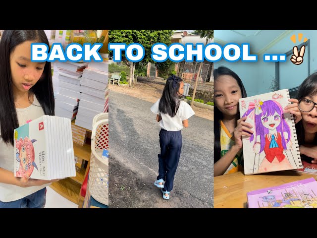 BACK TO SCHOOL: Thảo Nguyên lên lớp 5….