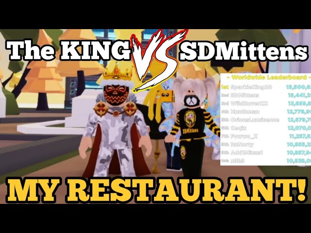 The KING vs SDMittens in My Restaurant! The QUEEN is DOWN