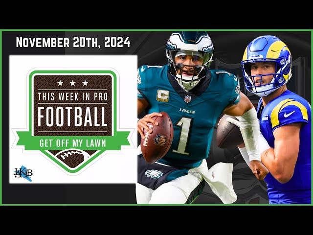 NFL Week 12 | This Week in Pro Football with Pat Callahan | November 20th, 2024