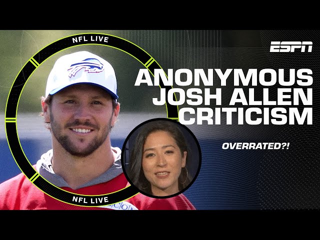 A “stupid, nonsense” quote—Reacting to anonymous Josh Allen criticism | NFL Live