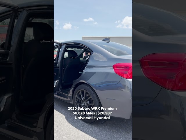 Check It Out! | 2020 Subaru WRX Premium