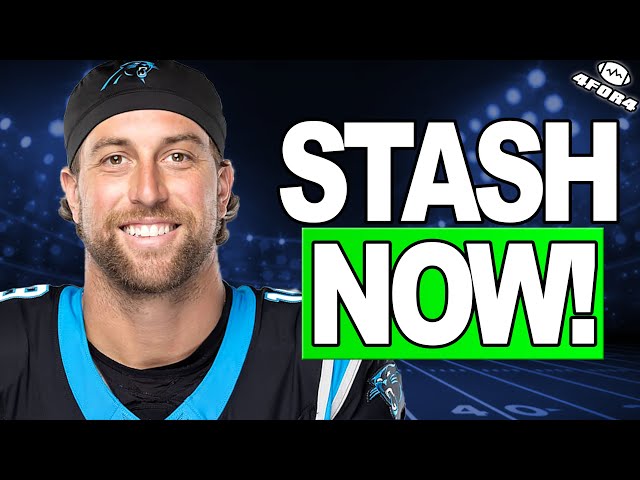 7 MUST STASH Players | Fantasy Football 2024 | Adam Thielen & More!