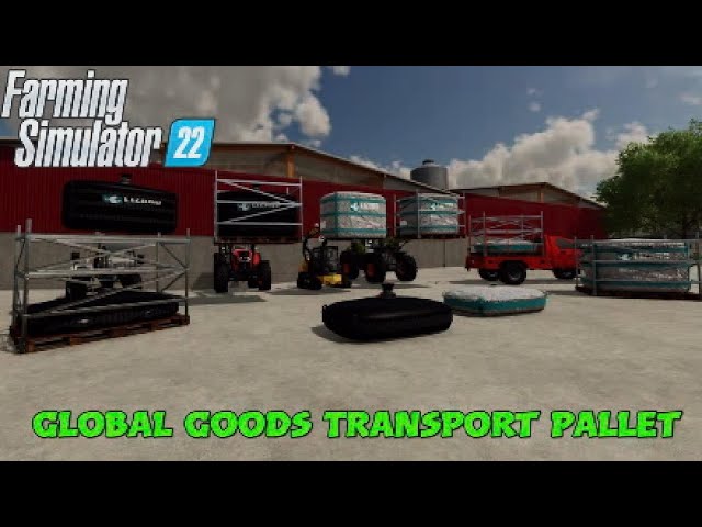 FS22  New Mod (console): Global Goods Transport Pallet | Mods in the spots # 199