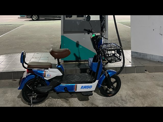 Cara nak cas charge motosikal EBIKE brand ARGO/LEM