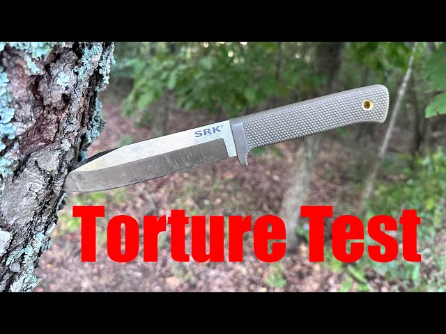 NAVY SEAL Knife Torture Test: Cold Steel SRK Extreme Survival Challenge