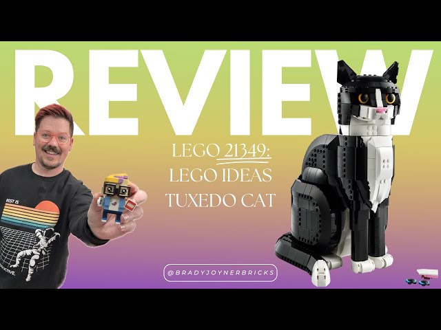 Review: LEGO Ideas Tuxedo Cat 21349