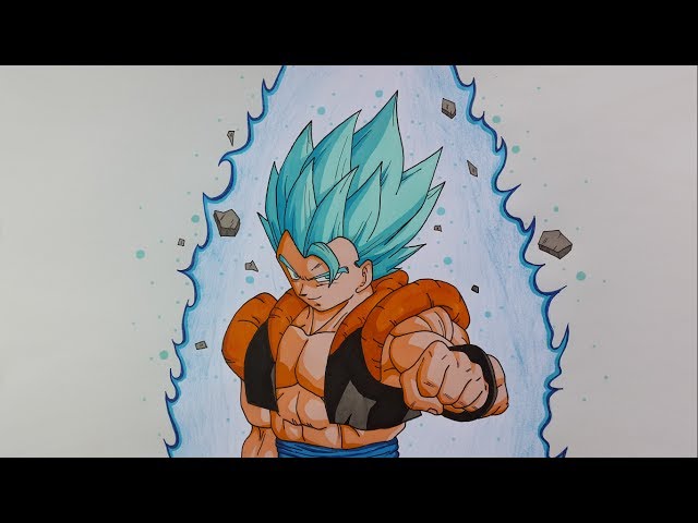 How To Draw Gogeta Super Saiyan Blue