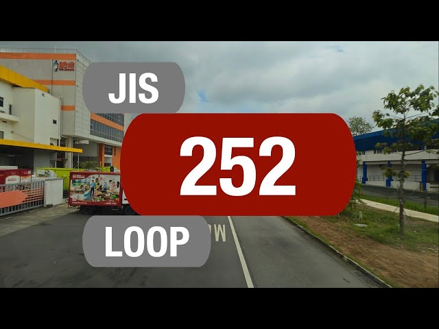 SMRT Buses Jurong Industrial 252 | Bus Service Route Visual