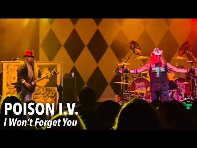 POISON I.V. - I Won’t Forget You (Poison) - Live @ Warehouse Live  - Houston, TX 8/26/23 4K HDR