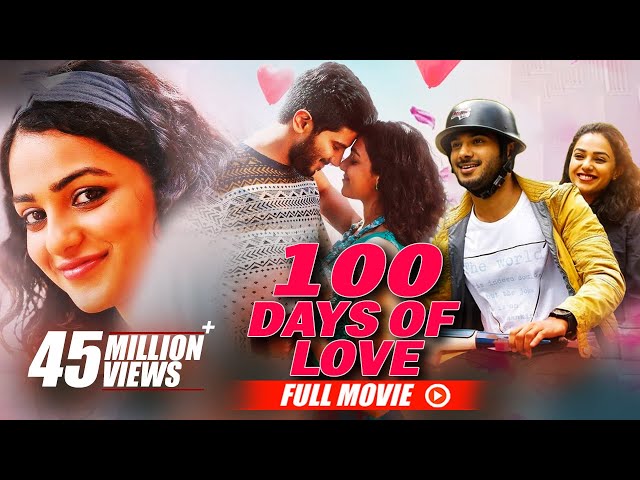 100 Days of Love New Hindi Dubbed Full Movie | Dulquer Salmaan, Nithya Menen, Sekhar, Aju | 4K