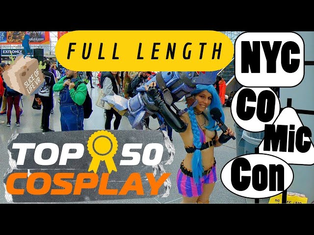 (1/1) 8k 3D Top 50 Best Cosplay: NYC Comic Con Saturday (Full Length)