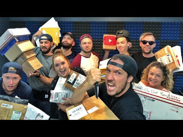 opening 100+ random boxes!!  WHATS INSIDE THEM?