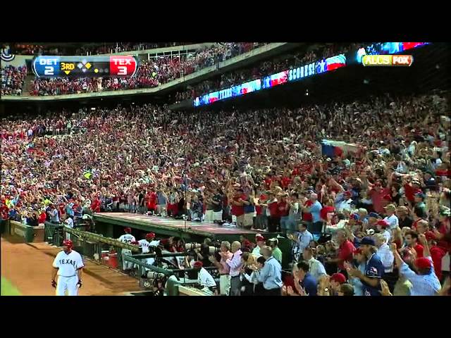 2011/10/15 Beltre's RBI single