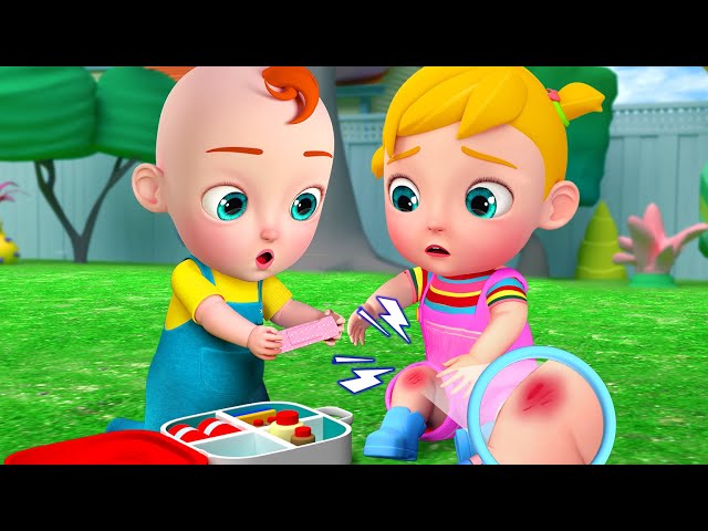 Baby's Got a Boo-boo! 😭 | Kids Song | JoJo Nursery Rhymes & Kids Songs